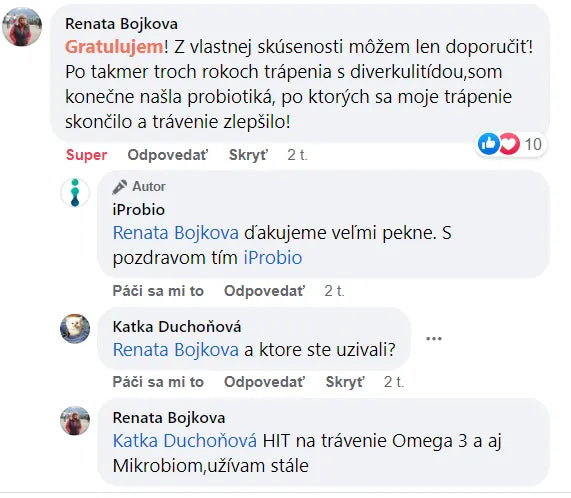 Recenzia zákazníka Mikrobióm+®